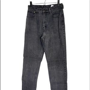 Vintage 90s Jordache Women High Waisted Jeans Denim 28x40 Size 11/12 Black